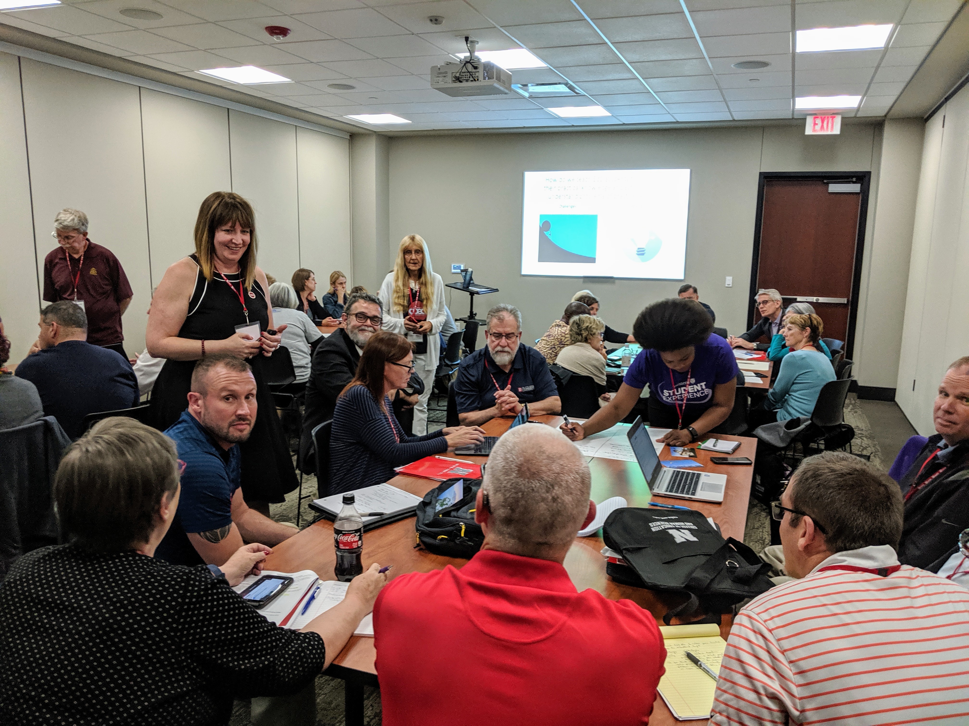 Debby and Jill facilitating a workshop